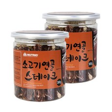 뉴트리오 스테이크 반려견 간식, 뉴트리오 소고기 연골 스테이크 300g 펫간식, 300g, 2개
