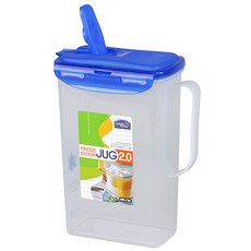 락앤락 냉장고 물통 손잡이 도어포켓 식탁 식당 업소용 물병, 혼합색상, 2개, 2L