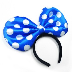 끈이스토어 머리띠 왕도트 대 블루 생일파티 파티장식