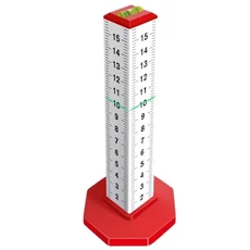 높이 눈금자 누워 바닥 타일 특수 Gradienter 스틱 벽 도구 졸업 규모, 02 Scale on four sides, 1개