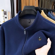 겨울 남성 스탠드 칼라 재킷 고급 품질 지퍼 정교한 프린트 두꺼운 코트 다용도 출, 4XL 사이즈, 1개 팩, sanqin