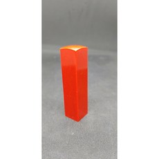 프리미엄 레드석 1.5cm 6.3cm 전각 수산석 라오스석 창화석 전각 인장 수제도장, 1.5cm x 1.5cm x 6.3cm