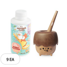 마더스콘 실내용 버블 용액 200ml + 우디토리 불기 도구 랜덤발송, 2 COLOR, 1세트