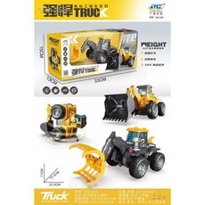 百盛商行 電動特技工程車 電動工程車 萬向工程車 炫酷燈光 動感音樂 360度旋轉, 1個, 電動特技工程車(出清款式隨機出貨)