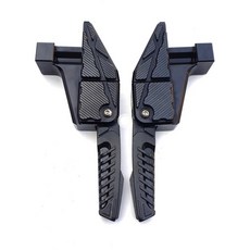 翔哥精選ll 惡搞手工廠 全黑化BWS後移腳踏飛炫踏板 六代勁戰 水冷B force2 Augur, 全黑化版本,惡搞後移（一組兩入）, 1個