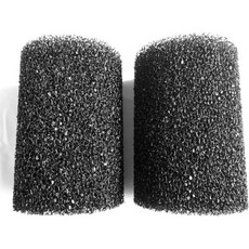 웨이브 포인트 2팩 엑스라지 오버플로우 필터 박스 인테이크 원형 프리필터 폼 스펀지 5.91인치 x 4.13인치 수족관 및 연못용 (고운 40 PP), 웨이브 포인트 2팩 엑스라지 오버플로우 필터 박스 인테