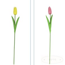 동동생활용품 튤립 조화 웨딩촬영소품조화튤립 입학식조화튤립, 옐로우