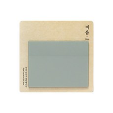 모닝글로리 비움 반투명 점착메모지 100x75mm, 상세페이지 참조, 1개