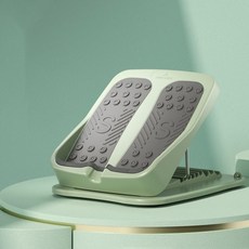 高階九檔調節拉筋板，高承重力斜踏板，摺疊拉筋板，瘦小腿伸展運動，瑜珈健身輔助器材, 綠色, 綠色