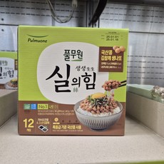 풀무원 실의힘 12개 낫또 48.5g 582g 국산콩 낫토 코스트코 생나또