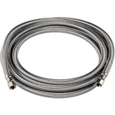 EFIELD 5피트 스테인리스 스틸 브레이드 제빙 호스14인치 콤팩트 x 14인치 연결HOSE002, 10 Feet, SS