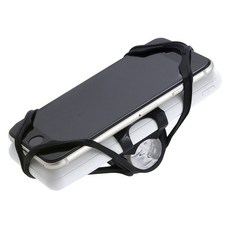 TS BIKE 矽膠智慧型手機 & 電池架, 1個, 黑色