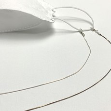 가는 배색 실목걸이 마스크 스트랩 변색없는 안경줄