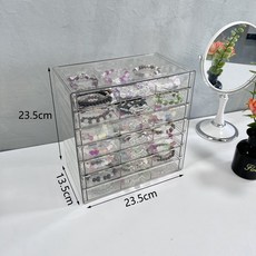 手串收納盒抽屜水晶手鐲禮盒首飾品盒子大容量透明手鍊婚慶禮盒