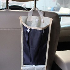 뒷좌석 헤드레스트 걸이 형태 우산 보관 수납 주머니 방수 원단 차내 정리 용품, 상세페이지 참조, 1개