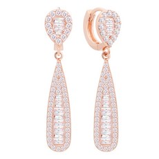 Mini Art 女款14K優雅雨滴耳環 JK255