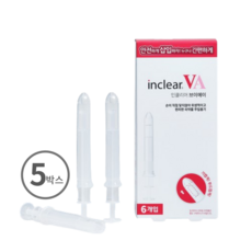 인클리어 브이에이 질정주입용기, 5개