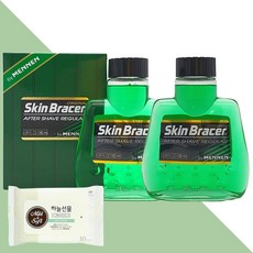 멘넨 스킨브레이서 애프터쉐이브 레귤러 180ml 2개(+휴대용 물티슈 1개), 2개