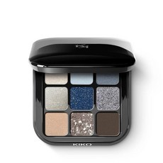 Kiko Miano amour Muti Finish Eyeshadow Paette 01 | Paette With 9 Eyeshadows In Different Finishes, 05 Blue Variations