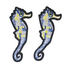 자수패치 no.1 해마, 50개