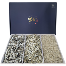 남해안 선물용 통영멸치 3종세트(대멸 중멸 세멸), 1세트