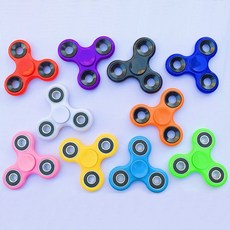 握力球 腕力器 腕力訓練 手腕球 健身球 自啟動 手指陀螺三葉草成人減壓玩具靜音, 經典款顏色隨機發, 1個