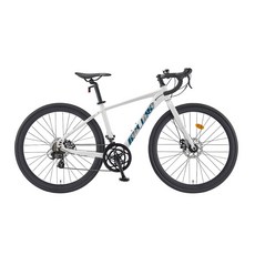 스마트 700C 밀로드 2026년 알루미늄 로드자전거 듀얼레버, 1개, 180cm, 화이트 440 미조립