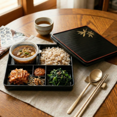 한일칠기 티크도시락 6호 배달도시락 칠기 일식 도시락 찬합, 1세트, A (유광)