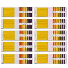 pH 1-14 테스트 표시기 10 팩 800 리모스 종이 스케일 테스트 레몬 주스 우유 액체 세제 키트