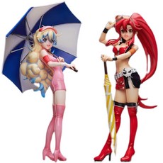 [출시] HobbyMax 하비맥스 천원돌파 그렌라간 니아 & 요코 레이스퀸 버전 1/7 스태츄 피규어, 니아 & 요코 레이스퀸 세트, 1개