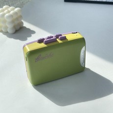 카세트플레이어 휴대용 레트로 워크맨 음질 좋은 음악감상 카세트테이프, 컬러 그린, 기본 모델명/품번