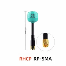 Foxeer Lollipop 4 Plus FPV 안테나 5.8G 2.6Dbi 옴니 RHCP SMA MMCX UFL 레이싱 드론용, 01 RHCP RPSMA 60mm