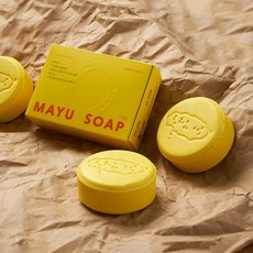 [아토르] 제주 마유 비누 촉촉 보습 각질정돈 흑효모 콜라겐 진액팩, 3개입, 110g