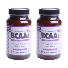 Bluebonnet BCAAs素食膠囊, 120 件, 2個