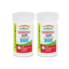 캐나다에서온 자미에슨 유산균100억 마리 피부 변비 여성 다이어트 장건강 유산균 캡슐, 90정, 2개