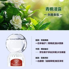 倒立香氛 倒置香薰 水晶球香薰 茶香香薰 薰香瓶 擴香精油 車載香薰 空氣清新劑 厠所除臭持久擴香, 1個, 青梔浸露香氛, 青梔浸露香氛