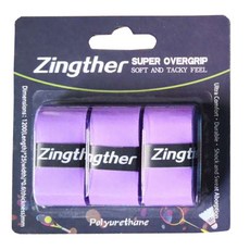 Zingther 슈퍼 끈적 끈적한 오버 그립 3 그립, 보라색, 1개