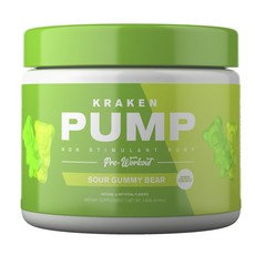 Sparta Nutrition Kraken 泵鍛煉前, 140g, 1罐, Sour Gummy Bear
