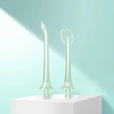기존 SOOCAS W3pro/W3F/W1/W2/G1 물 Flosser 노즐 구강 세정기 팁 교체 헤드, 02 2pcs GREEN
