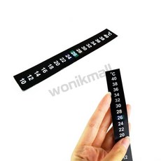 원익몰 어항 온도계 스티커 어항꾸미기