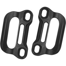 MFGZD 모터사이클 리어 풋레스트 조수석 풋 페그 블랭킹 플레이트 Aprilia RSV4 Tuono 660 V4 1100 1100Factory CNC 플레이트블랙와 호환됩니다, Black