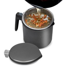 아이리스 오야마 오일 포트 활성탄 800ml 카트리지 1개 부착 H-OP800 블랙, 1cm