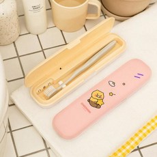 휴대용 욕실용 무선 춘식 칫솔보관함 여행 용품, 1개, DSAM 옐로우