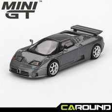 미니지티(1002) 1:64 부가티 EB110 슈퍼 스포트 - 그레이, 1개, 1002