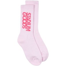 스타디움굿즈 로고 프린트 크루 양말