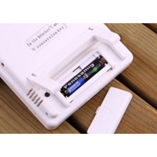 HTC-1 電子溫溼度計 溫度計 濕度計, 1個, 4號電池 6顆裝 (熱銷款用)