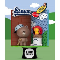 LINE FRIENDS 熊大棒球運動公仔 現貨 全新 夢精選 玩具部落客推薦, 1個