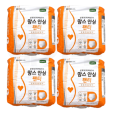 맘스안심팬티 산모패드 산후조리원 출산준비물 성인용기저귀, FREE(onesize), 8개입, 4개
