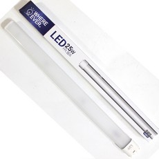 국산 LED FPL 25W 호환램프 PL55W대체 형광등, 주광색, 1개