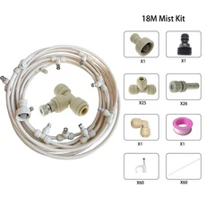 저압 미스트 시스템 테라스 분무기 파티오 라인 6-20m, 05 18M Kit